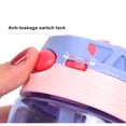 thumbnail image 4 of Inteprter Botella de agua ABS para niños, boquilla de silicona a prueba de fugas, interruptor de presión a prueba de golpes, reemplazo de 500ml, taza Teteras Azul Inteprter HA073658-02, 4 of 6