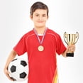 thumbnail image 6 of Uxcell 2rd Award Medals, Round Flat Metal Medals with Wheat Pattern, Silver 6Pcs, 6 of 6