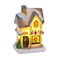 thumbnail image 1 of Artesanías de resina para casa de pueblo con nieve navideña, decoración del hogar, adorno navideño Estilo M, 1 of 9