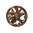 thumbnail image 5 of Round Patchwork Rug, Cowhide Rug - Star, 5 of 9