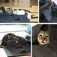 thumbnail image 4 of Cat Scratching Activity Play Mat Pet Rug Collapsible Grooming Training Bed Mat, 4 of 6
