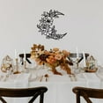 thumbnail image 7 of Line Drawing Flowers Metal Wall Art Decor Matte Style Wall Hanging Decor Silhouette Wall Art, 7 of 7