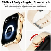 Mingdaln Smart Watch for Men Women, 2026 Smartwatch(Metal body) , 1.93 New Fitness Watch with Answer/Make Call/120+ Sport Modes/Pedometer/IP68 Waterproof, Fitness Tracke Fits for Android/iPhone,Pink