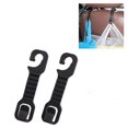 thumbnail image 1 of HEALEEP 8Pcs Universal Car Hooks Resin Black for Organizing in Vehicles, 1 of 8