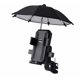 thumbnail image 1 of Soporte para Celular con Paraguas para Bicicleta y Motocicleta SH-3167 | Rotación 360°, Protección contra Sol y Lluvia, Compatible con Smartphones de 3.5" a 7.1, Paraguas de teléfono para el Sol, 1 of 6