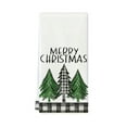 thumbnail image 2 of Surpdew Christmas Pine Trees Kitchen Towels Dish Towel, Winter Style 3 Pack, Merry Christmas Winter Xmas Snowflakes Pine Decoration Kitchen Hands Towels. Suitable For Restaurants Home Use Decoration, 2 of 6