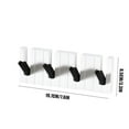 thumbnail image 2 of Piano-Shaped Wall Key Holder with Large Hooks & Mail Pocket, Decorative Key Organizer Rack, Space-Saving Wall Mounted Storage for Home Entryway Hallway, 2 of 5