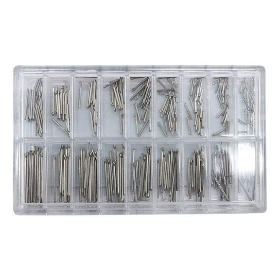 Yammee 270Pcs Watch Link Pins Watch Pins Kit Assortment Stainless Steel Watch Strap Bar