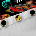 thumbnail image 4 of Homewish Racing Car Boys Blackout Curtains Set of 2 (52x84 Each), Watercolor Splatter Stripes Window Curtains, Extreme Sports Theme Curtains and Drapes, Window Curtains Home Decor, 4 of 6