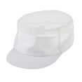 thumbnail image 2 of Gorro de cocinero Salvador de Malla Blanca Sombrero de chef adulto, 2 of 10