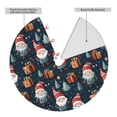 thumbnail image 2 of Sikiie Cute Santa Claus Gift 30-48 inches {designName} Print Christmas Tree Skirt Snowman Xmas Tree Skirt with Edge Christmas Decorations for Holiday Party-36", 2 of 7