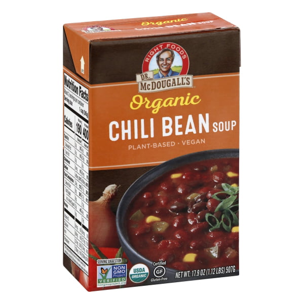 Dr. Mcdougall's - Soup Chili Bean - Case of 6 - 17.9 OZ - Walmart.com