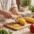 thumbnail image 5 of Cook With Color Corn Peeler, Stainless Steel Corn Stripper and Kernel Cutter Tool, Taupe, 5 of 5