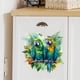 thumbnail image 3 of Flowers Wall Sticker Living Room Bedroom Bathroom Toilet Removable Sticker, 3 of 7
