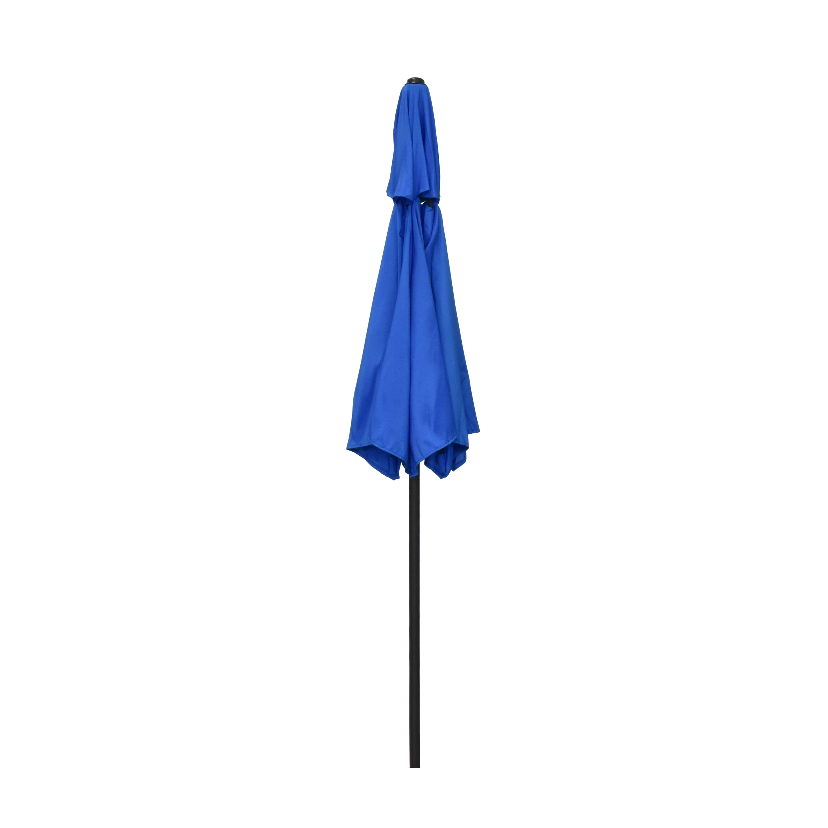 Astella 9' Steel Market Umbrella With Push Tilt in Polyester Pacific Blue