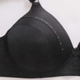 thumbnail image 4 of TrendVibe365 Comfortable Bra Womens Wirefree Push up Bralettes Padded Triangle Adjustable Strap Corset Full Coverage Crop Cami Top Sexy Lingerie Black L, 4 of 6