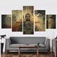 thumbnail image 5 of 3 Piezas de de Pared al , Pintura de Serie para Decoración , oficinas, Galería, buda (juego de 5 piezas) Soledad Pintura de pared, 5 of 5
