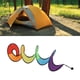 thumbnail image 3 of Escultura de viento en espiral, spinner de viento del arcoiris fácil de usar párrico para jardines para acampar, 3 of 7