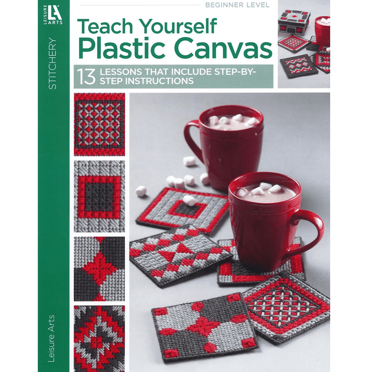 Leisure Arts Teach Yourself Plastic Canvas Cross Stitch Book