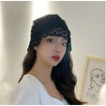 thumbnail image 3 of CoCopeaunts Summer Bucket Hat Women Daisy Embroidered Sun Hat Transparent Panama Women Lace Flower Bucket Hats Snapback Fashion Sun Cap, 3 of 6