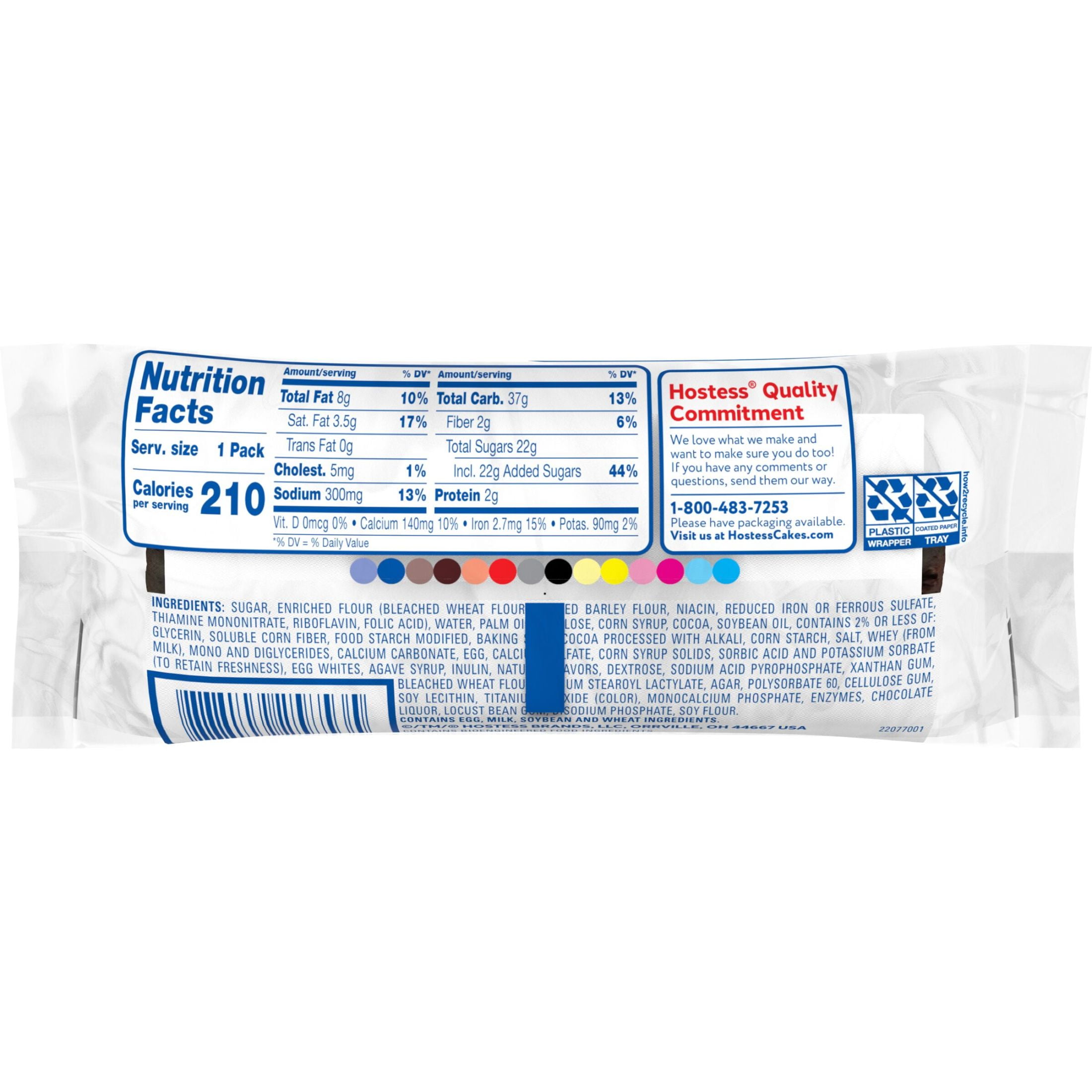 Hostess Cupcakes Minis, Chocolate Snack Cakes, 2.04 oz Pouch (3 Count)