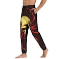 thumbnail image 3 of Kdxio Red Skull Spider Pattern Joggers,Sweatpants for Men with Pockets-Small, 3 of 5