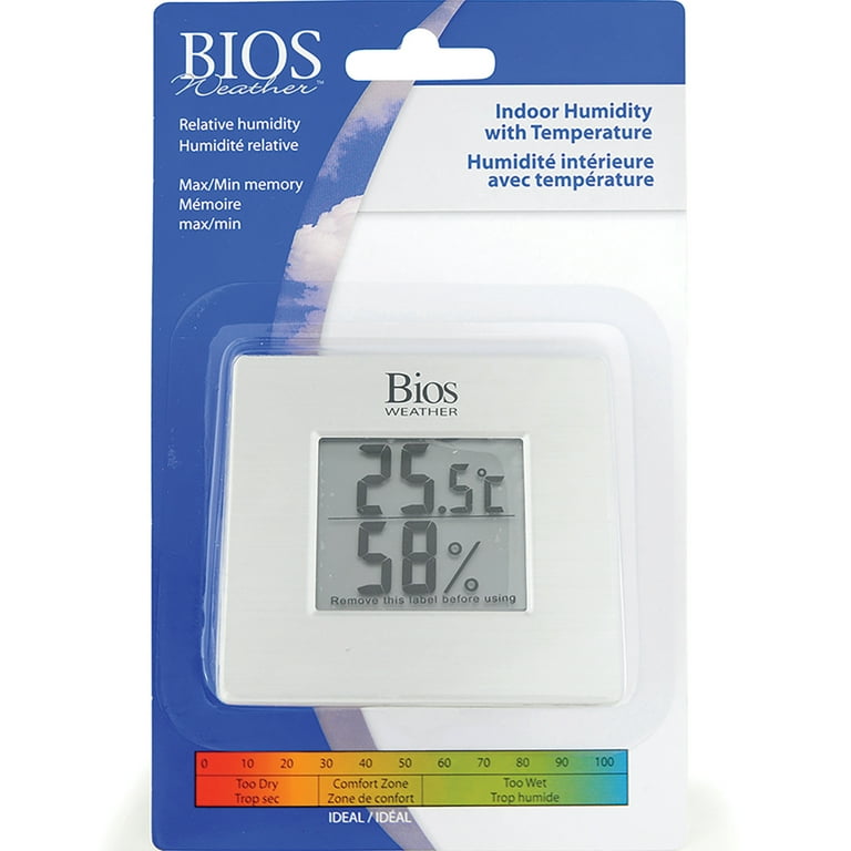 BIOS Medical Window Thermometer 58 F 50 C to 122 F 50 C Large Display Easy  to Read Weather Resistant Water Resistant For IndoorOutdoor White - Office  Depot