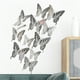 thumbnail image 4 of 12 pegatinas de pared de mariposa hueca con textura de metal 3D. Wmkox8yii fhajkh535, 4 of 6