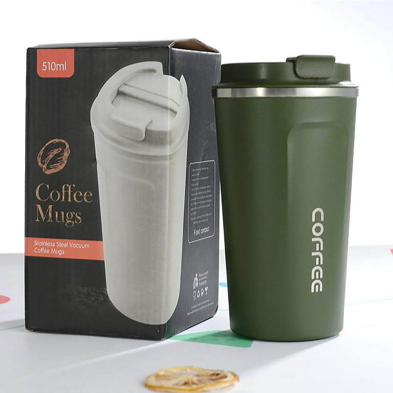 380/510ml Stainless Steel Coffee Thermal Non-slip Travel Car