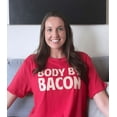 thumbnail image 2 of Mens Body By Bacon T Shirt Funny Bacon Eating Shirt Lover Gift for Dad Grilling Graphic Tees, 2 of 7
