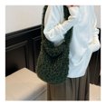 thumbnail image 7 of Sulgyt Fluffy Purses for Women, Cute Fuzzy Tote Handbag, Plush Y2K Hobo Shoulder Bag, Faux Fur Clutch Bag Green, 7 of 7