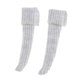 thumbnail image 1 of Calcetines largos para muñeca de niña a escala 1/6, calcetines de punto elásticos y bonitos para muñecas de 30 cm. Gris claro, 1 of 9