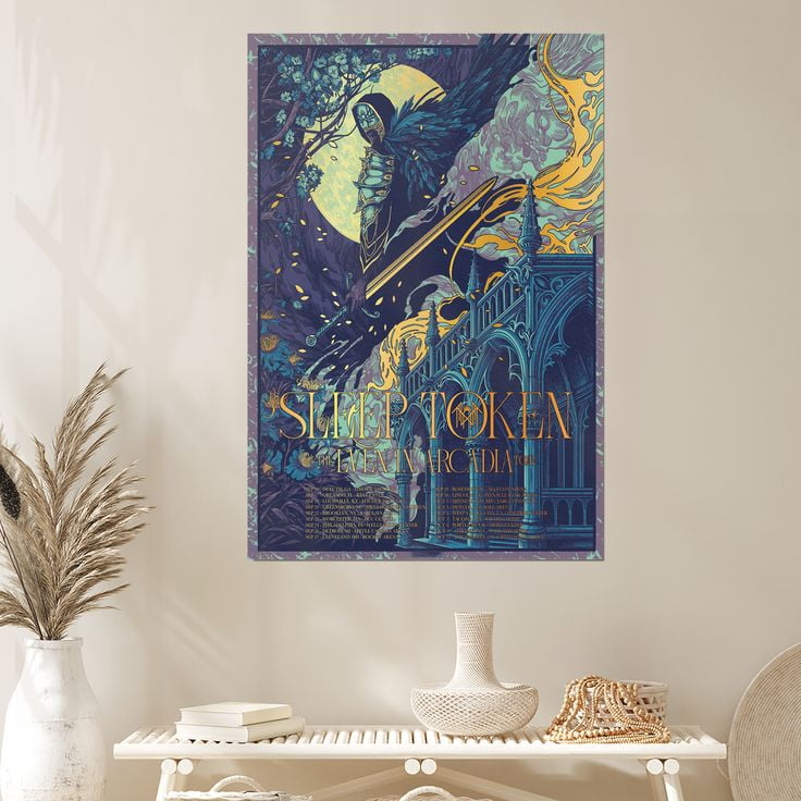 The Even In Arcadia Tour Dates 2025 Poster, One Sheet Wall Size 24