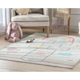 thumbnail image 6 of Well Woven Hopscotch Rug Playmat Grey Multicolor 6' x 9' Apollo Kids Collection, 6 of 7