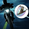 thumbnail image 3 of koolsoo Motorcycle 3 Snap Visor Lens Windscreen Bubble , Colorful, 3 of 9