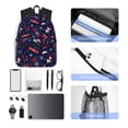 thumbnail image 4 of Fotbe Winter Sports Fun Pattern Mochila Ligera Casual para Laptop para Hombres y Mujeres, Mochila Impermeable de Uso Diario, Mochila para Universidad, 4 of 6