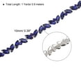 thumbnail image 2 of 1 Yard Rhinestone Chain Trim, 10mm Bling Shiny Crystal Chain Applique (Sapphire Blue), 2 of 6