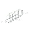 Frcolor Plate Rack Holder Kitchen Board Storage Pan Lid Organiser Cupboard Stand Pot Chopping