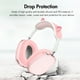 thumbnail image 3 of Funda Transparente 3 en 1 Con Orejas Gato Silicona para Airpods Max () Rosa, 3 of 9