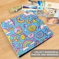 thumbnail image 5 of Leather Cover Photo Album 80 Pockets 4x6 Photos Bookshelf Picture Album Unicorns Donuts Rainbow, 5 of 9