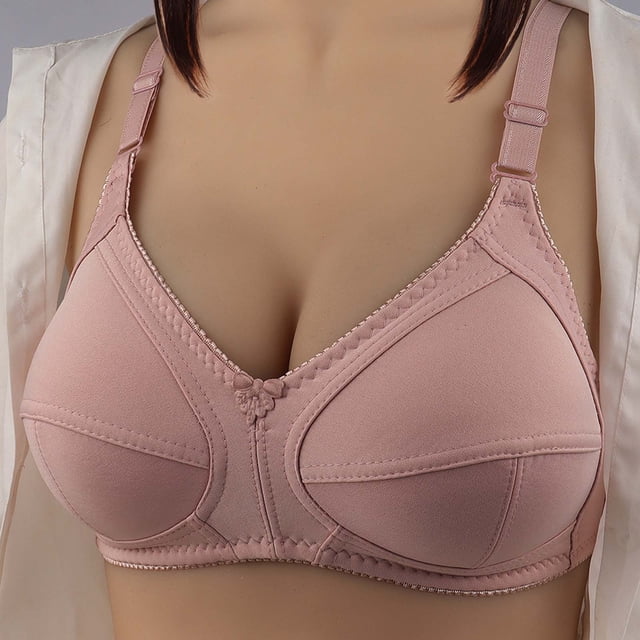 Qertyioot Bras for Women,Woman's Color Comfortable Hollow Out Perspective Bra Underwear No Rims