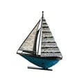 thumbnail image 2 of Decoración de velero, regalo decorativo, colección de arte, modelo de velero retro de buena suerte 20x7x27cm, 2 of 9
