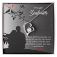 thumbnail image 2 of To My Girlfriend Incredible Woman Forever Necklace w Message Card, 2 of 8