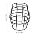 thumbnail image 2 of SHOWERORO De Con Estructura De Hierro Tejida Para Luces Negras Con Soporte Rústico, 2 of 8