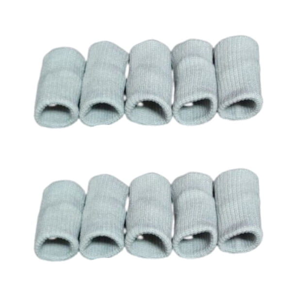 Soidarity 10 unids/set manga de nudillos portátil mano izquierda derecha elástico transpirable nudillos Brace Protector guantes de protección equipo Bádminton Gris Soidarity OD028317-02
