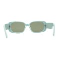 thumbnail image 2 of Womens Mod Rounded Rectangle Plastic Sunglasses Mint Green, 2 of 4