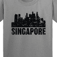thumbnail image 4 of Inktastic Singapore City Skyline with Grunge Youth T-Shirt, 4 of 5