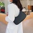 thumbnail image 4 of Vintage mujer Casual PU cuero Color puro cadena monedero axila bolsos de hombro, 4 of 7