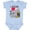 AE-Light Blue, variant on I Wear Bows My Daddy Wears Fireman Boots Girls Baby Bodysuit