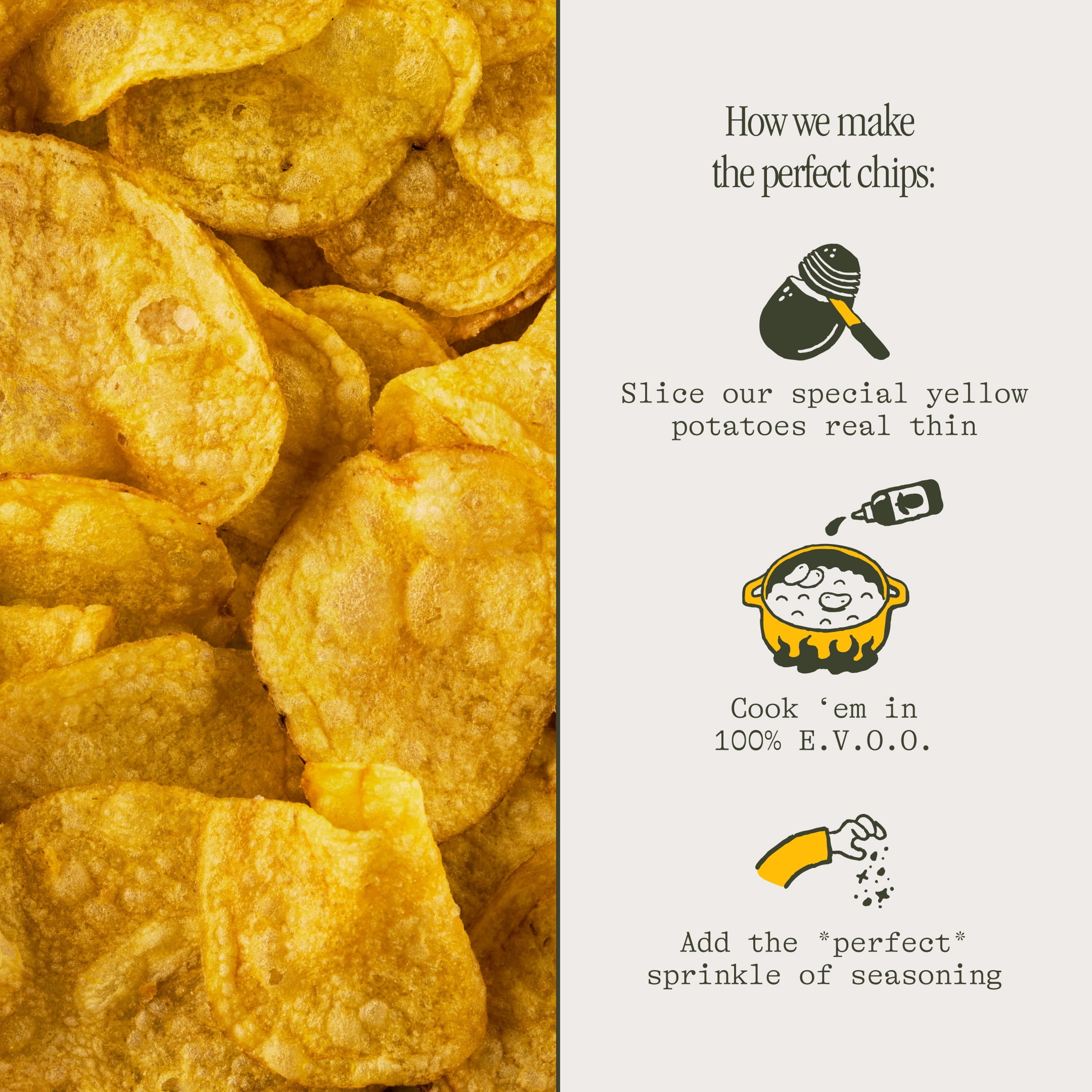 Graza Classic Sea Salt Homestyle Potato Chips, 5.5oz Bag